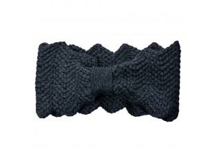 Šedá dámská čelenka - 10*22 cm