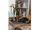 Zinkový antik plechový oválný podnos s uchy Vivvi - 41*14*8 cm Sommerfield