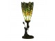 Zelená stolní lampa Tiffany ve tvaru květu - Ø 15*42 cm E14/max 1*25W Clayre & Eef