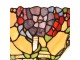 Nástěnné světlo Tiffany s květy Violle - 30*15*18 cm E14/max 1*40W Clayre & Eef