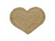 Jutové prostírání / předložka velké srdce Heart - 60*45*0,5cm Mars & More 