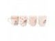 Set 4ks bílo-růžový porcelánový hrnek s dortíky Cupcake - 8*10 cm / 0,3L Clayre & Eef