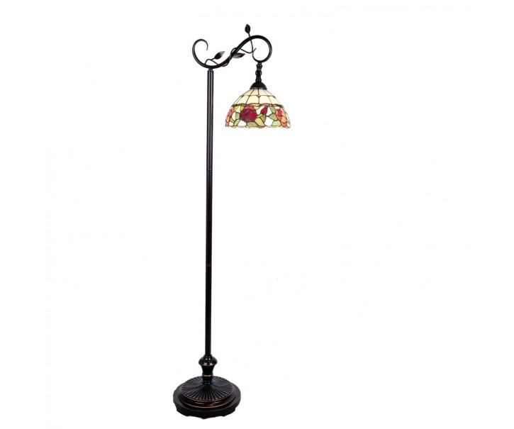 Stojací lampa Tiffany - 40*27*152 cm / E27/60w Clayre & Eef