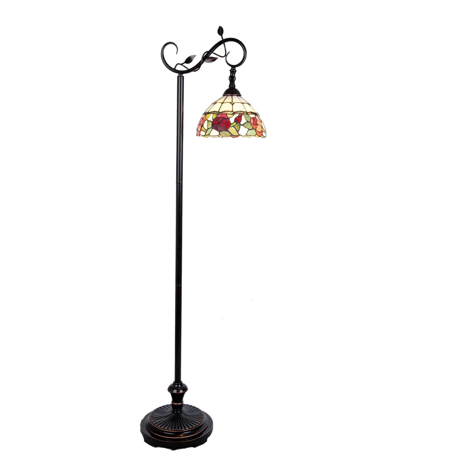 Stojací lampa Tiffany Rosalin - 40*27*152 cm / E27/60w Clayre & Eef Stojací lampa Tiffany Rosalin - 40*27*152 cm / E27/60w Clayre & Eef