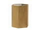 Hnědé sametové stínidlo Hexagon brown - 24*24*30 cm/ E27 Light & Living