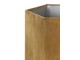 Hnědé sametové stínidlo Hexagon brown - 24*24*30 cm/ E27 Light & Living
