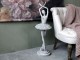 Šedá antik dekorace Ballerina - 25*26*82 cm Chic Antique