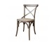 Přírodní dřevěná židle Old French chair - 51*55*89 cm Chic Antique