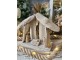 Přírodní dřevěný Betlém s postavičkami Nativity wood - 15*13*12 cm J-Line by Jolipa