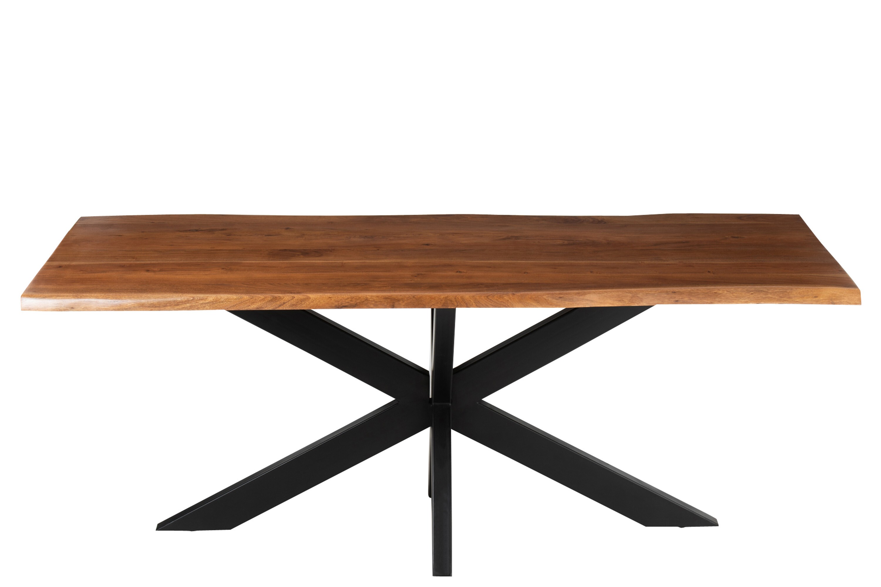 Tmavě hnědý obdélníkový jídelní stůl s deskou z akáciového dřeva Gerard Acacia - 200*90*76 cm J-Line by Jolipa Tmavě hnědý obdélníkový jídelní stůl s deskou z akáciového dřeva Gerard Acacia - 200*90*76 cm J-Line by Jolipa