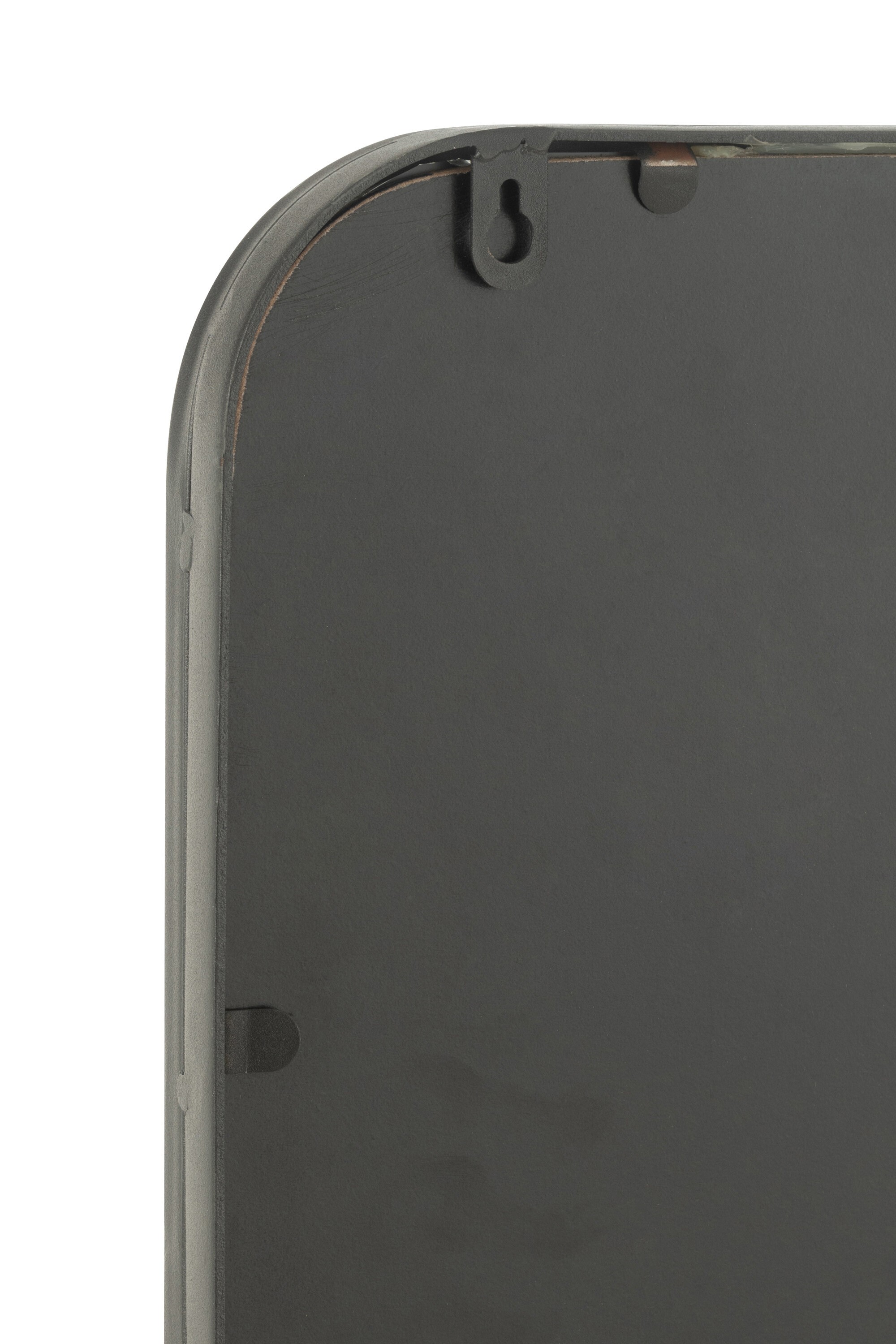 Černé antik nástěnné zrcadlo v kovovém rámu Matt Black - 120*3*40 cm J-Line by Jolipa Černé antik nástěnné zrcadlo v kovovém rámu Matt Black - 120*3*40 cm J-Line by Jolipa