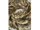 Dekorace girlanda ze zlatých peříček Goddy - 15*150 cm J-Line by Jolipa