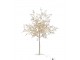 Dekorace stříbrný svítící stromeček Tree leaves silver M - Ø 60*100 cm J-Line by Jolipa