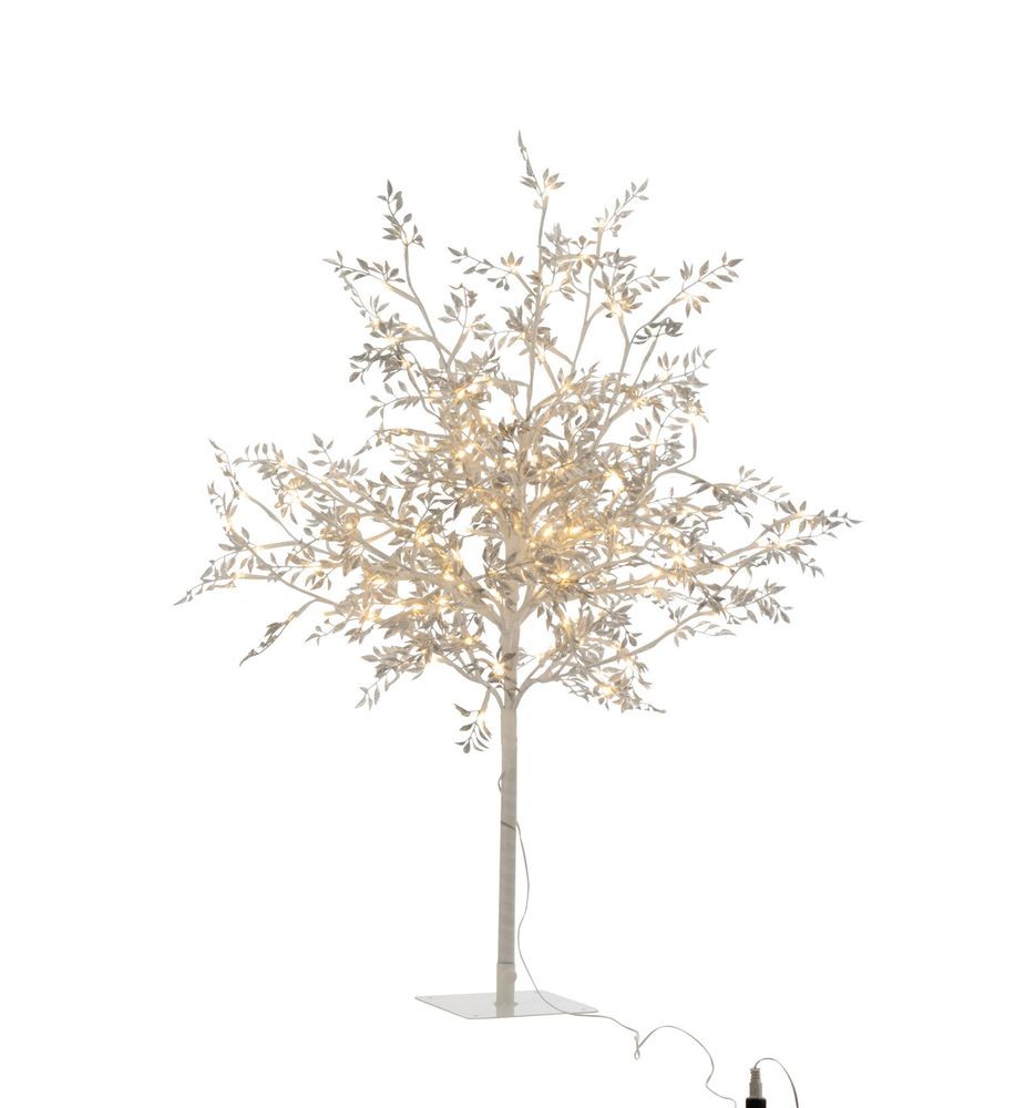 Dekorace stříbrný svítící stromeček Tree leaves silver M - Ø 60*100 cm J-Line by Jolipa Dekorace stříbrný svítící stromeček Tree leaves silver M - Ø 60*100 cm J-Line by Jolipa