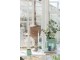 Dekorace bílý antik drátěný vánoční stromeček Tree - Ø 10*40 cm J-Line by Jolipa