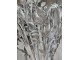 Dekorace stříbrný svítící stromeček Tree leaves silver M - Ø 60*100 cm J-Line by Jolipa