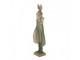 Zelená dekorace zaječí pán - 11*8*33 cm Clayre & Eef