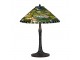 Zelená stolní lampa Tiffany Carina - Ø 51x75 cm E27/max 2x60W Clayre & Eef