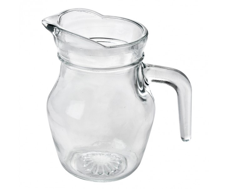 Transparentní skleněný džbánek na vodu - 14*9*13 cm / 500 ml Clayre & Eef