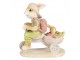 Dekorace socha králíci na koloběžce - 11*6*12 cm Clayre & Eef