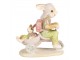 Dekorace socha králíci na koloběžce - 11*6*12 cm Clayre & Eef