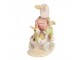 Dekorace socha králíci na koloběžce - 11*6*12 cm Clayre & Eef