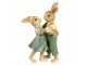 Dekorace tančící králíčí pár - 9*7*15 cm Clayre & Eef