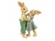 Dekorace tančící králíčí pár - 9*7*15 cm Clayre & Eef