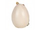 Dekorace socha králík s vajíčkem Easter Greetings - 12*7*9 cm Clayre & Eef