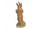 Dekorace králíčci držící vajíčko - 11*5*13 cm Clayre & Eef