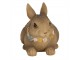 Dekorace hnědý velikonoční králíček - 13*8*10 cm Clayre & Eef