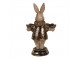Dekorace králík s miskou - 11*9*15 cm Clayre & Eef