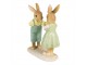 Dekorace králíčci s kytičkou - 11*5*14 cm Clayre & Eef