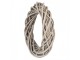 Přírodní šedý ratanový věnec Rattan S - Ø 30*6 cm Clayre & Eef