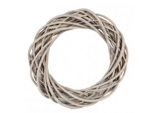 Přírodní šedý ratanový věnec Rattan S - Ø 30*6 cm