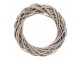 Přírodní šedý ratanový věnec Rattan M - Ø 40*7 cm Clayre & Eef