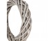 Přírodní šedý ratanový věnec Rattan L - Ø 50*9 cm Clayre & Eef