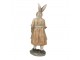 Dekorace králičí mamka s košíčkem vajíček - 9*8*25 cm Clayre & Eef
