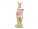 Dekorace králičí slečna s nůší - 11*11*31 cm Clayre & Eef