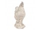 Béžová antik dekorace slepice - 21*12*26 cm Clayre & Eef