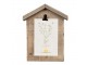 Hnědý antik dřevěný fotorámeček domek s klipem Clipp - 17*3*21 cm / 10*15 cm Clayre & Eef