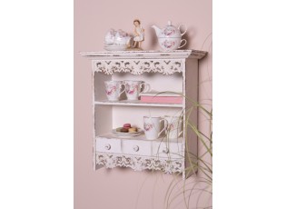 Porcelánový hrnek Friendly Roses - 12*9*11 cm / 0.33L