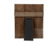 Hnědý antik dřevěný fotorámeček s klipem Clipp - 25*3*32 cm / 13*18cm Clayre & Eef