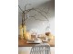 Set 4ks závěsná skleněná dekorace králíček - 4*4*11 cm J-Line by Jolipa