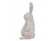 Béžová antik dekorace socha králík - 11*11*26 cm Clayre & Eef