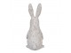Béžová antik dekorace socha králík - 11*11*26 cm Clayre & Eef