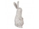 Béžová antik dekorace socha králík - 15*12*31 cm Clayre & Eef