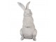 Béžová antik dekorace socha králík - 14*11*26 cm Clayre & Eef