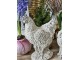 Béžová antik dekorace slepice - 21*12*26 cm Clayre & Eef