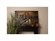 3D hnědý kovový obraz Golden Gate San Francisco - 120*5*80 cm Clayre & Eef